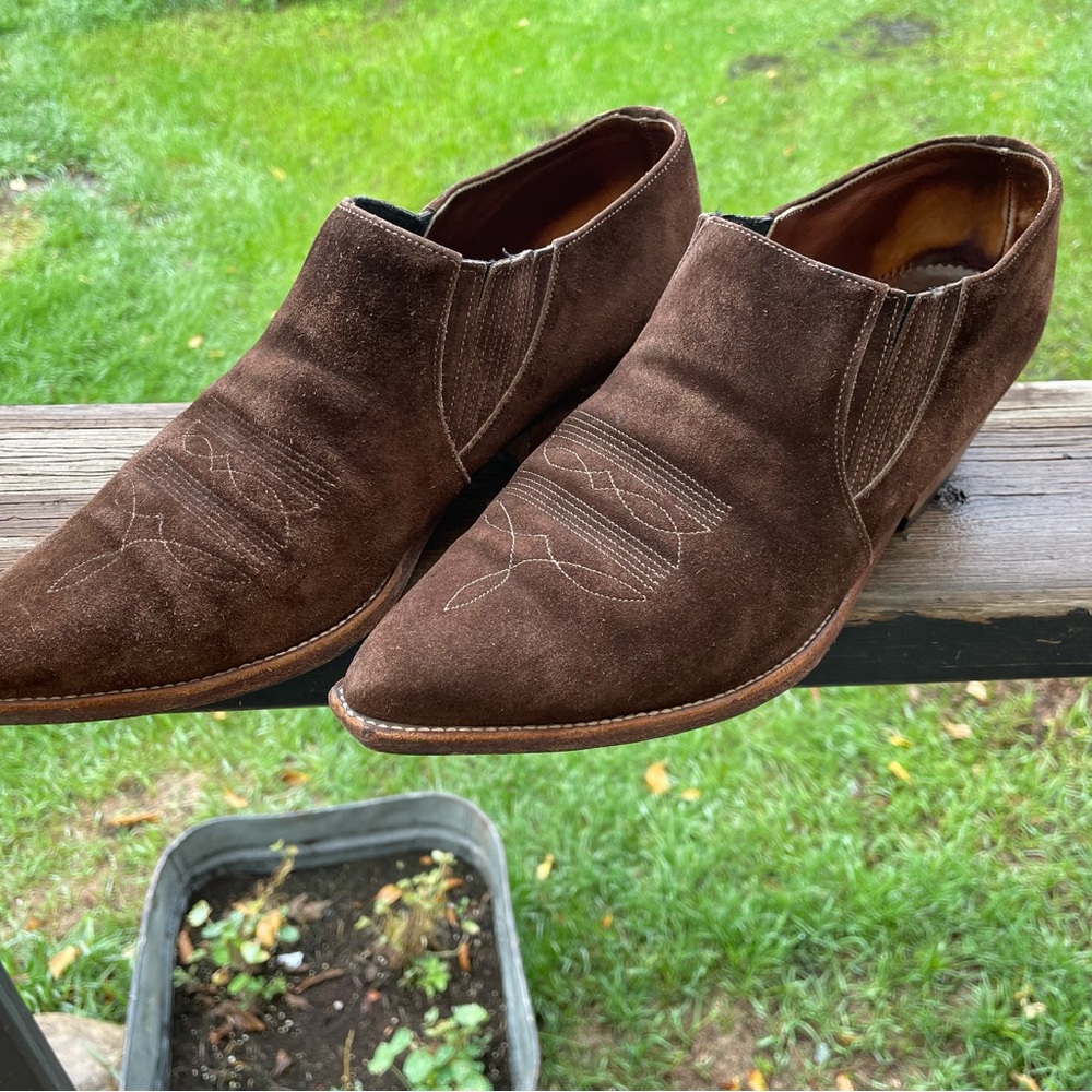 Brown Suede Women’s Ankle Boots
